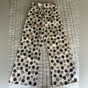Floral Patterned Pants